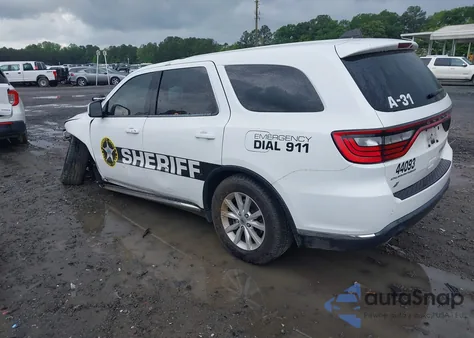 2020 Dodge Durango Pursuit Awd из США, поврежденный, VIN 1C4SDJFT4LC301863